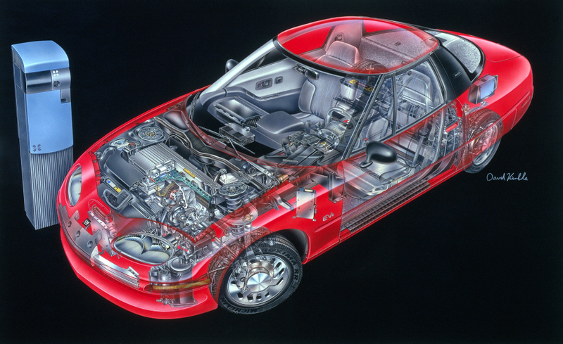 Illustration for article titled The Ten Most Futuristic Cars Ever Made